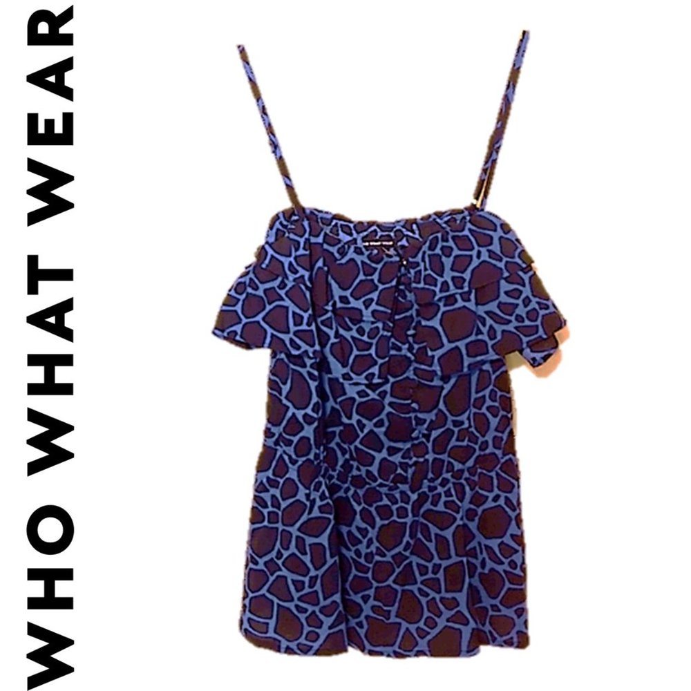 NEW WHO WHAT WEAR * PRINT TANK